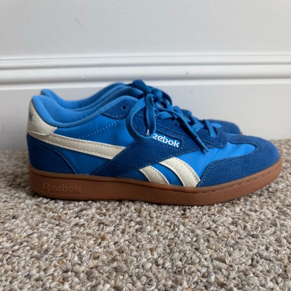 Reebok Club C Grounds Sneakers | Blue + White | Women's 8.5 - Picture 1 of 6